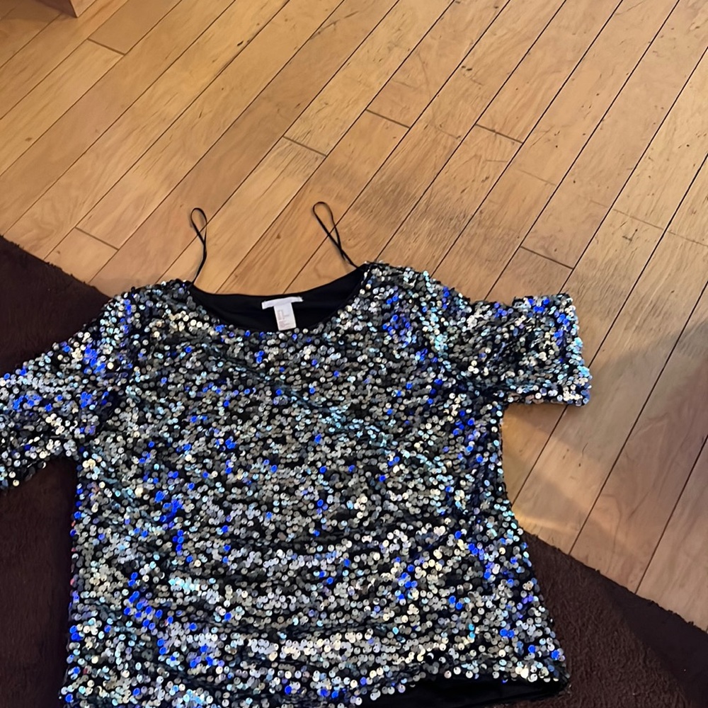H&M sequin top